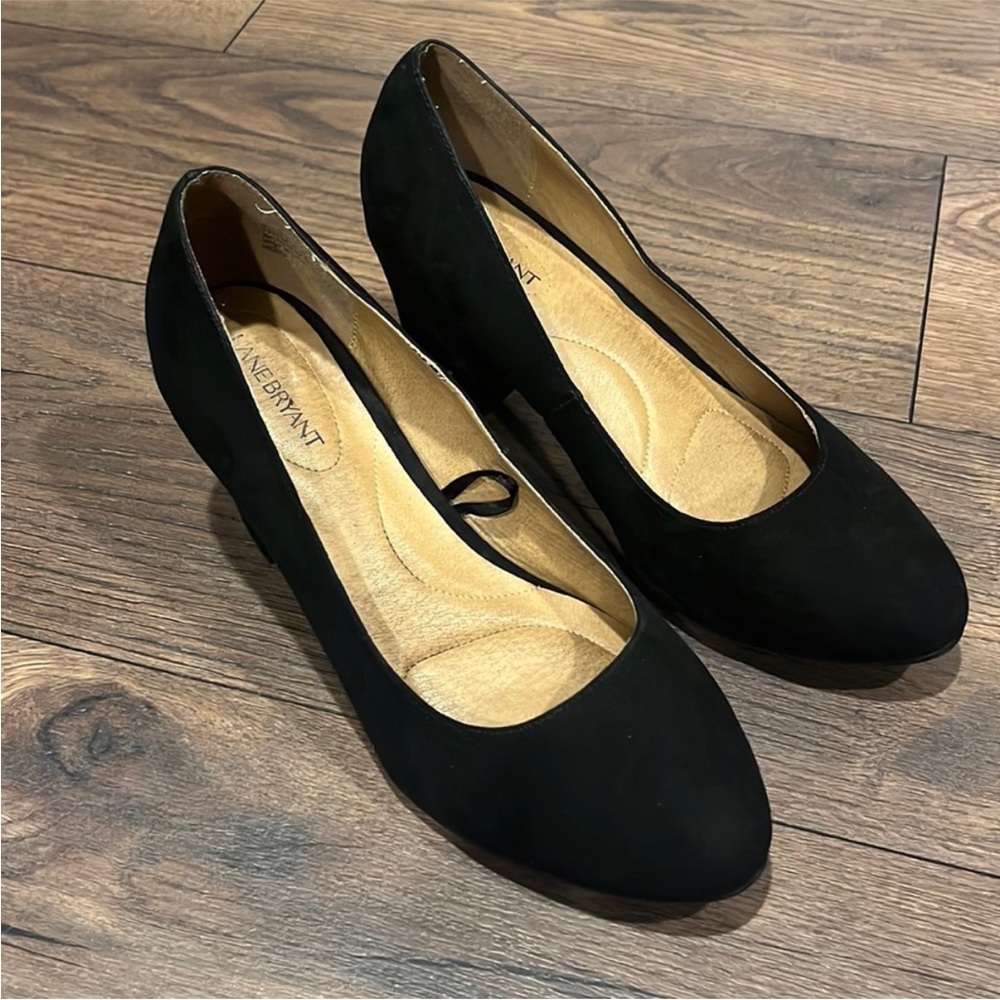 Lane Bryant block heel pump 11 wide